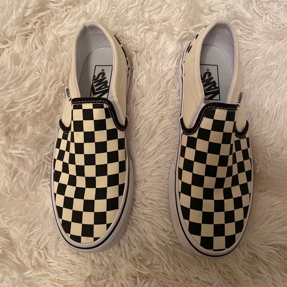 Checkered Vans